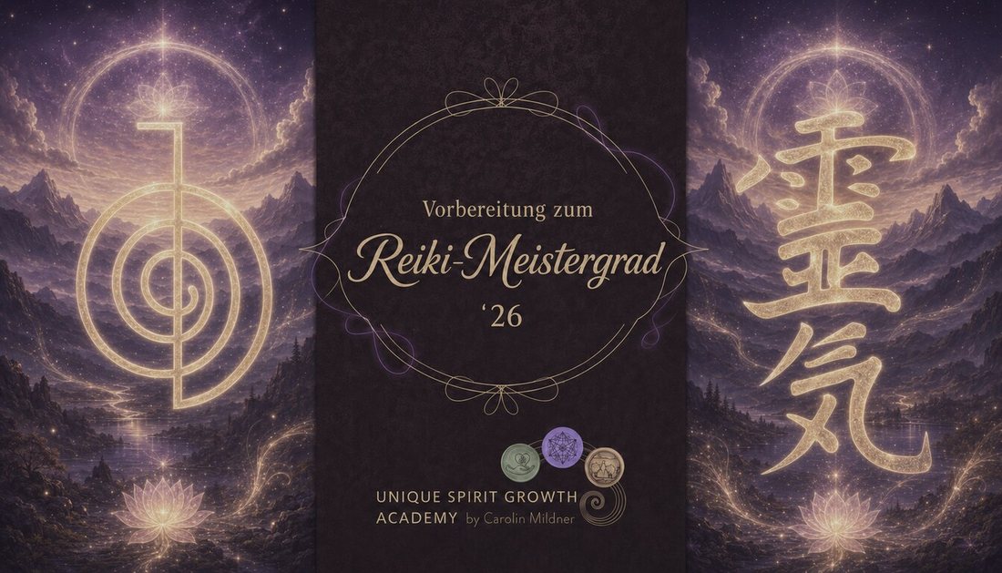 Kurscover: Vorbereitung zum Reiki-Meistergrad ’26